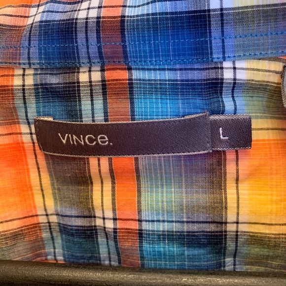 Vince Long Sleeve Lightweight Plaid - Picture 2 of 2